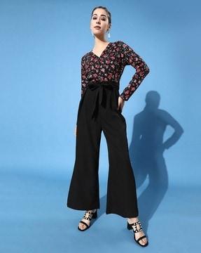 women floral print jumpsuit