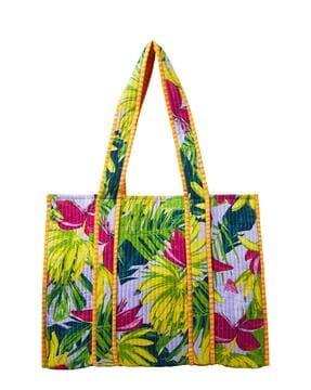women floral print messenger bag