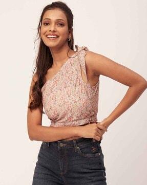 women floral print regular top