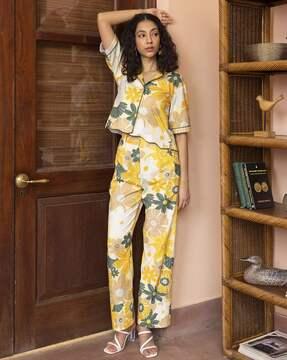 women floral print relaxed fit shirt