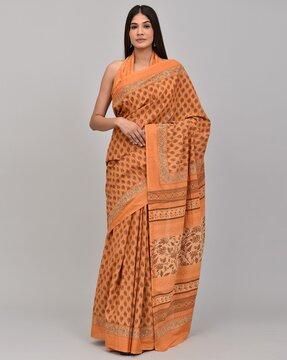 women floral print saree