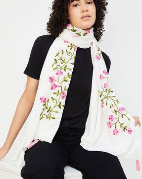 women floral print scarf