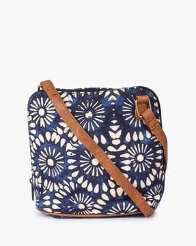 women floral print sling bag