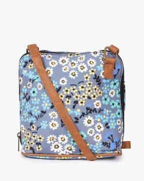 women floral print sling bag