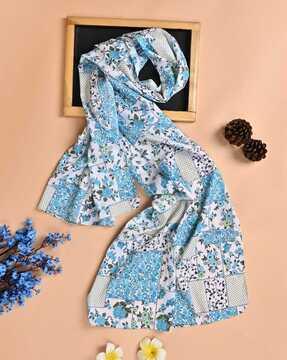 women floral print stole