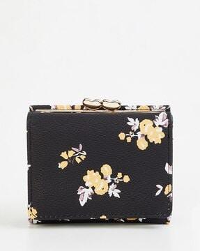 women floral print wallet