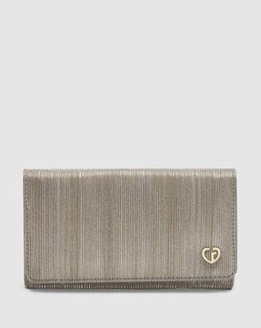 women foldover clutch with detachable chain strap