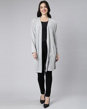 women front open regular fit shrug