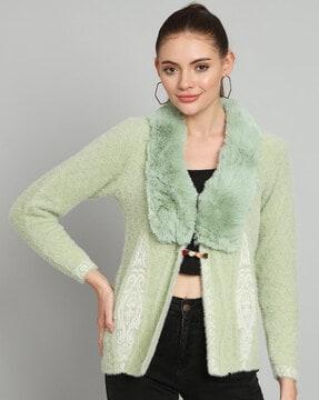 women front-open shrug