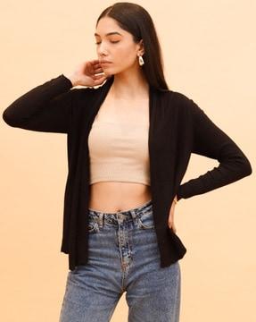 women front-open shrug