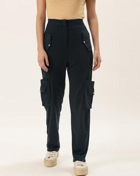 women full-length track pant with pockets