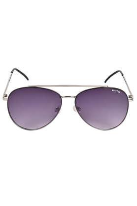 women full rim 100% uv protection (uv 400) aviator sunglasses - kc1406 60 10b