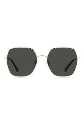 women full rim polarized octagonal sunglasses - pld6178gsrhl