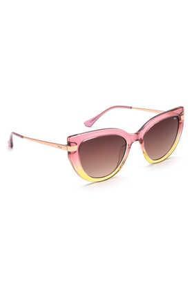 women full rim uv protected cat eye sunglasses - sfi602k 52 c46