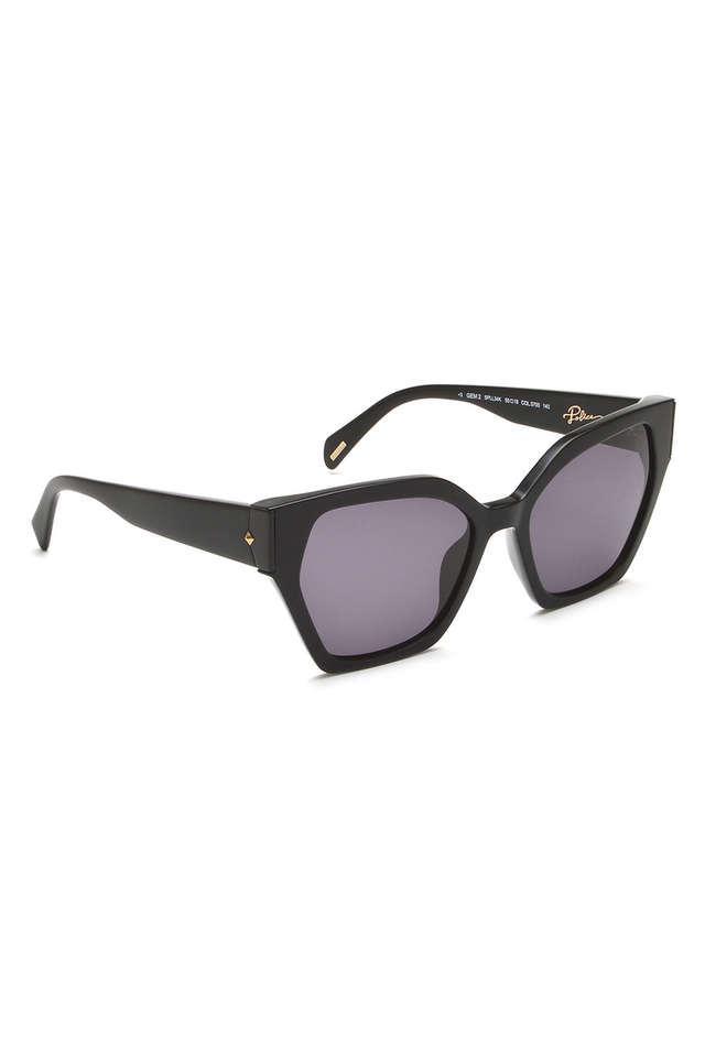 women full rim uv protected panto sunglasses - spll34k55700sg