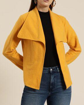 women full-sleeves front-open blazer