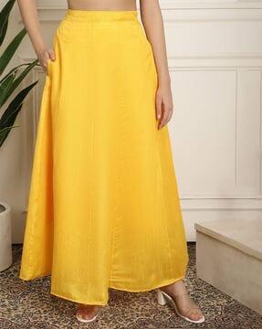 women ghagra with insert pocket