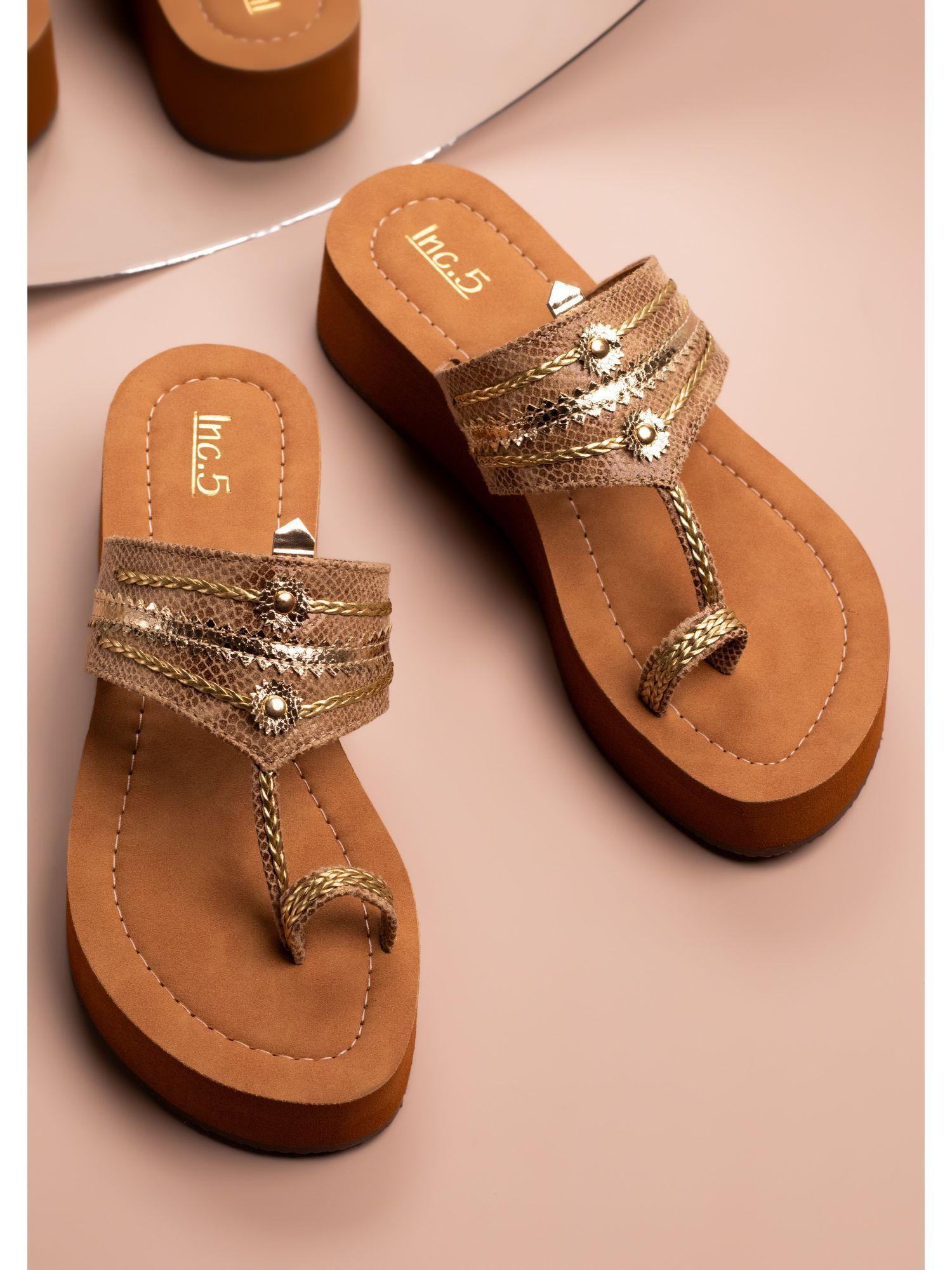 women gold evening sandals