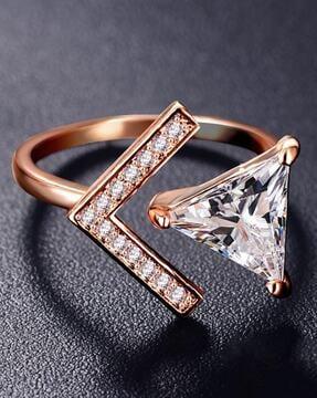 women gold-plated cocktail ring