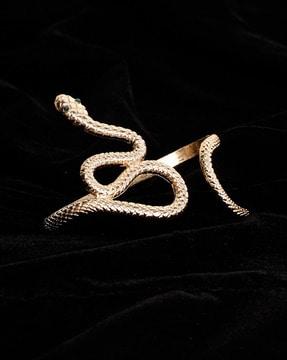 women gold-plated serpenti cuff bracelet