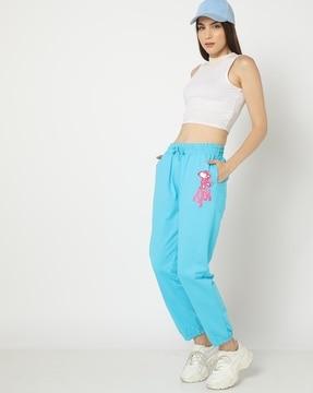 women graphic print joggers