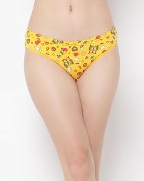 women graphic print panties