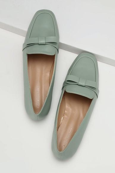 women green casual ballerinas