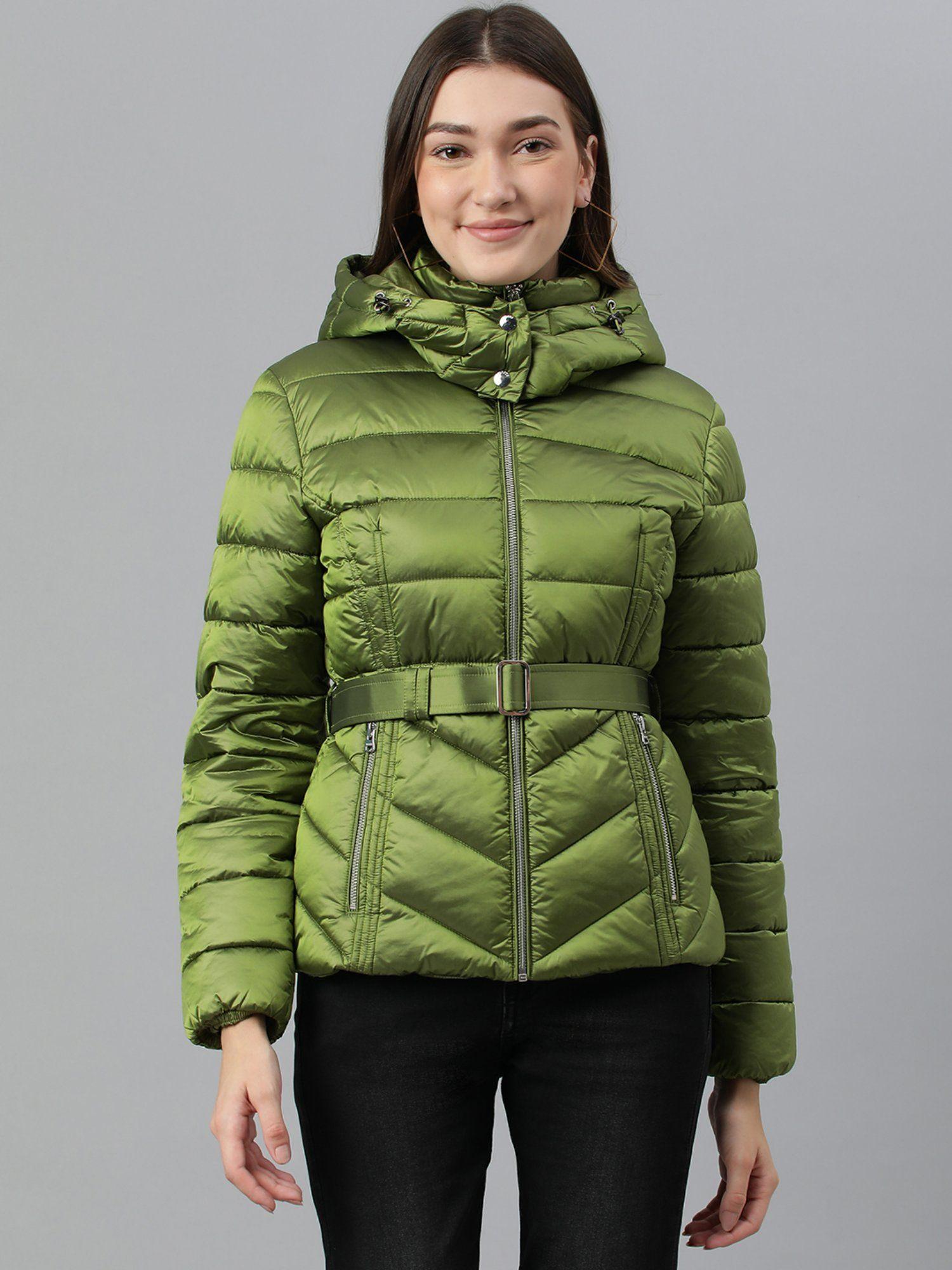 women green hooded jackets (set of 2)