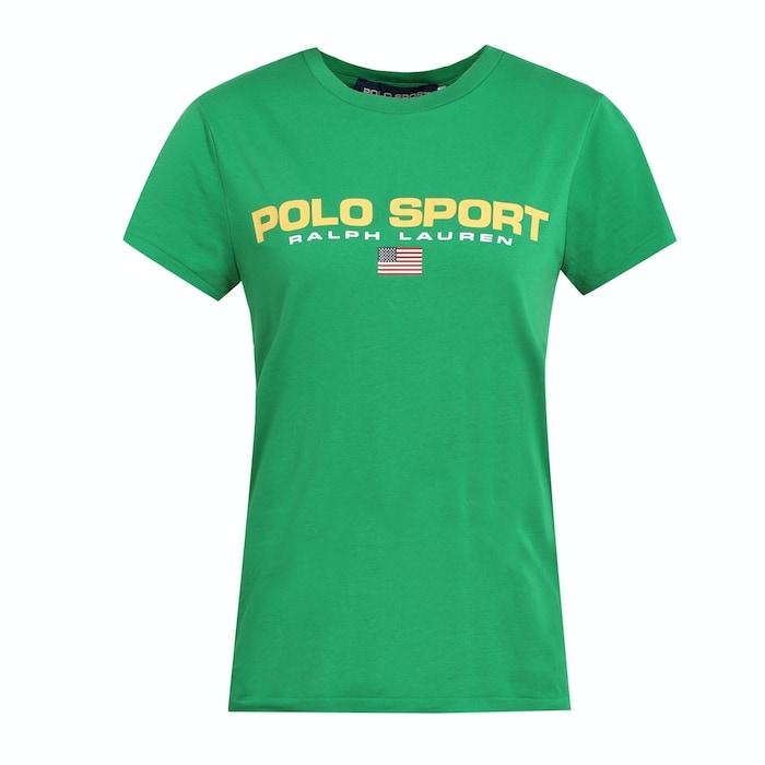 women green polo sport t shirt