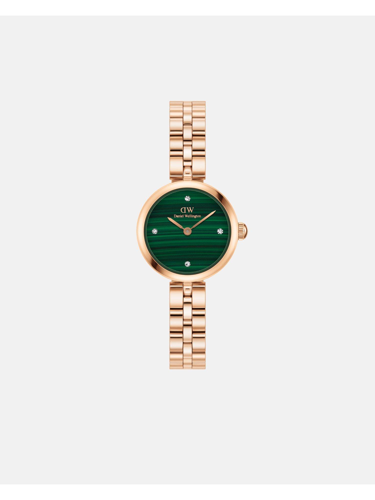 women green round analogue watch- dw00100721k (m)