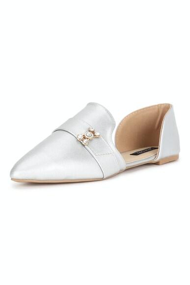 women grey casual ballerinas