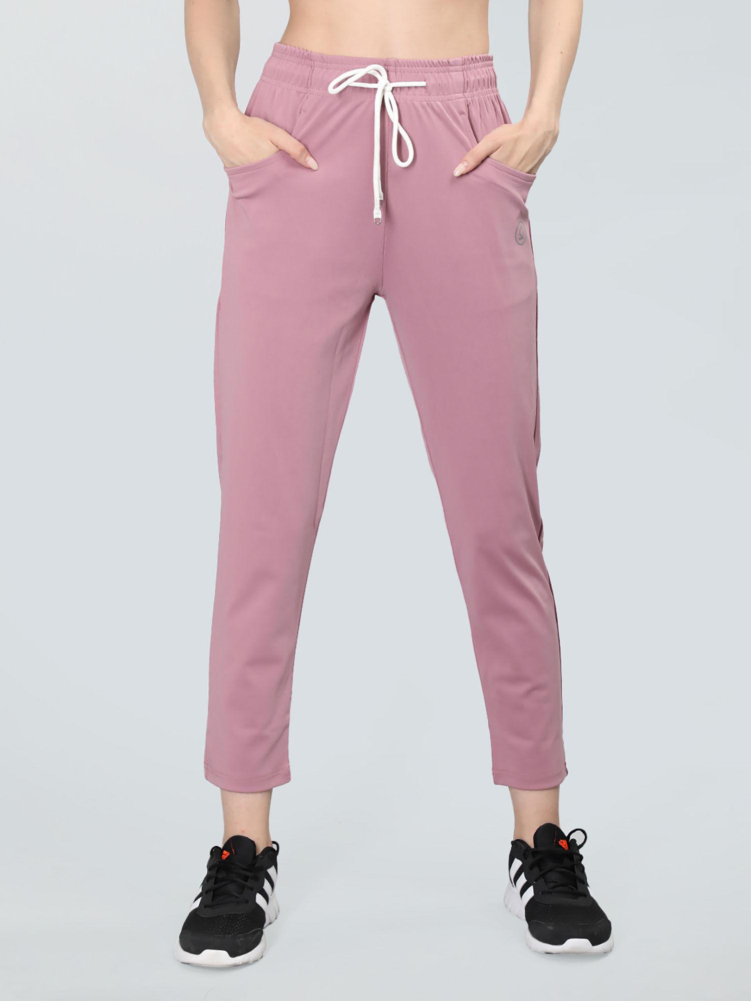 women gym sports running workout trackpants-lavender