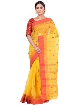 women handloom bengal tant pure cotton saree