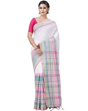 women handloom bengal tant pure cotton saree