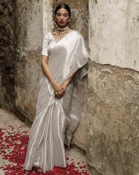 women handloom tissue silk saree