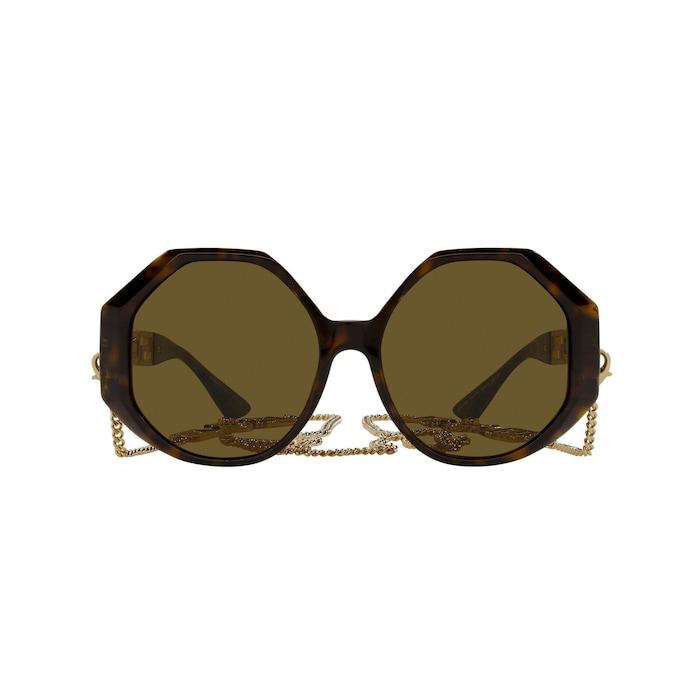 women havana square acetate sunglass