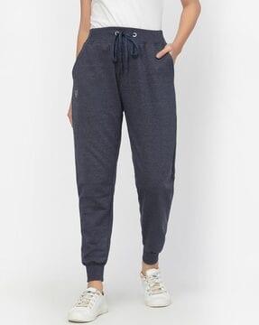 women heathered cuffed joggers