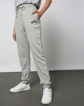 women heathered high-rise joggers