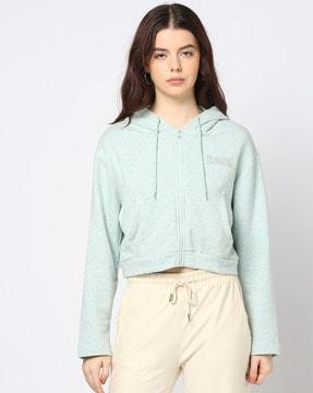 women heathered relaxed fit hoodie