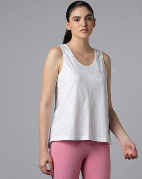 women heathered round-neck t-shirt