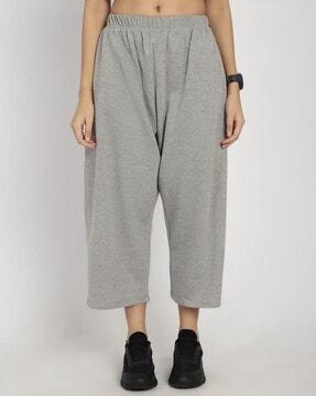 women heathered straight track pants