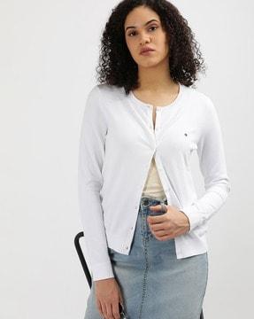 women heritage button-up cardigan