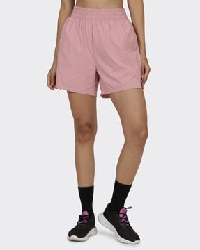 women high-rise knit shorts