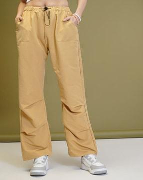 women high rise loose fit cargo pants