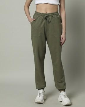 women high-rise relaxed fit joggers