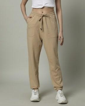 women high-rise relaxed fit joggers