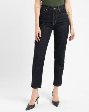 women high-rise relaxed jeans