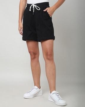 women high-rise shorts