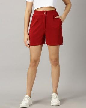 women high-rise shorts