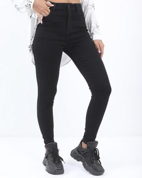 women high-rise skinny fit jeans